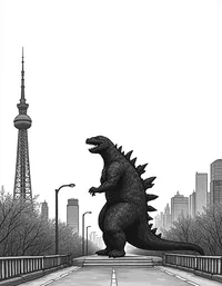 Godzilla's shadow looms over Tokyo