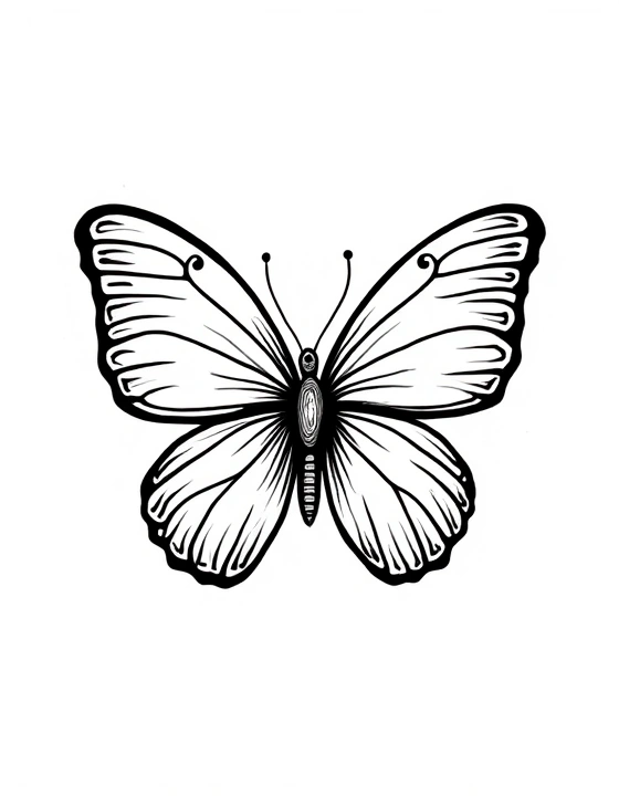 Simple and Easy butterfly