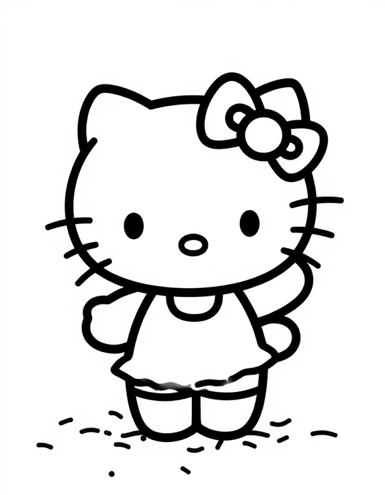 Simple and Easy Hello Kitty