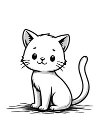 Simple and Easy  kitten