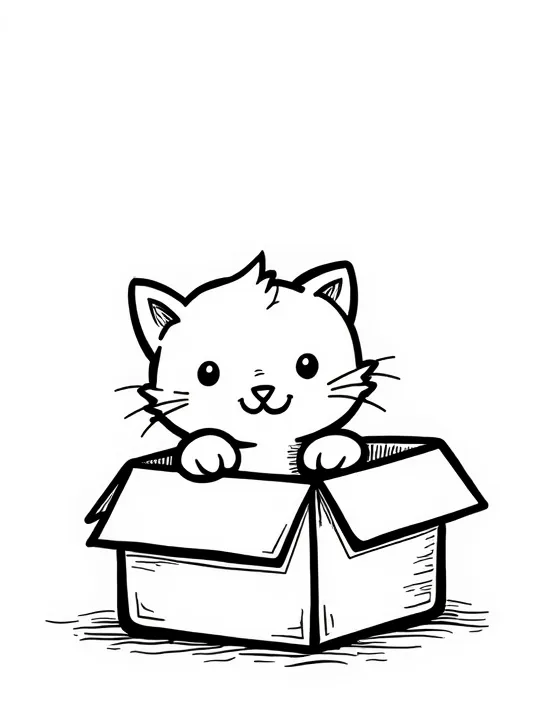 kitten exploring a garden