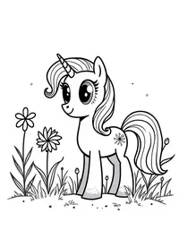 my little pony leading a nature scavenger hunt