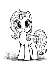 my little pony participating in a storytelling competition coloring pages