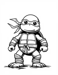 Simple and Easy ninja turtle