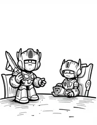 transformers attending a peaceful diplomatic conference