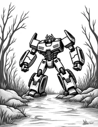 transformers navigating through a treacherous swamp