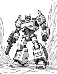 transformers uncovering a hidden underground city coloring pages