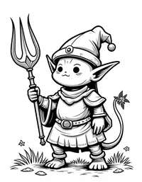 trolls guarding ancient treasures coloring pages