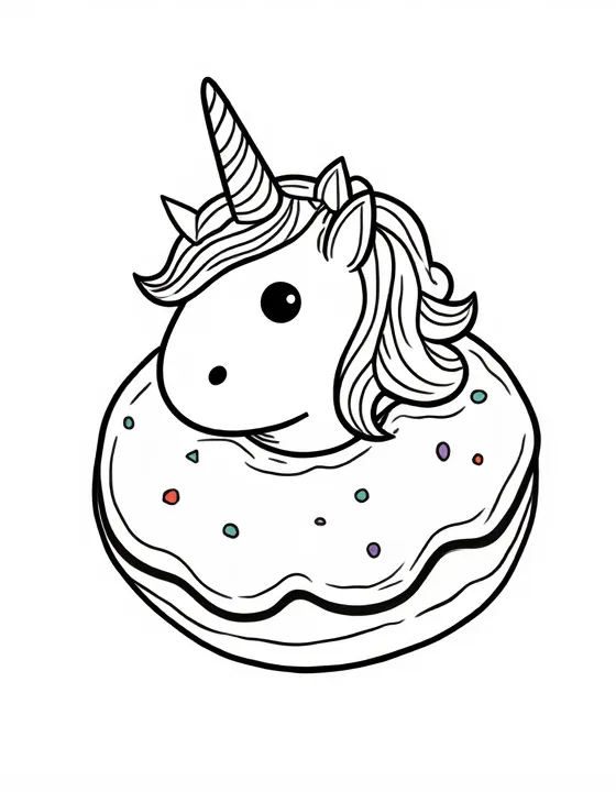 unicorn donut