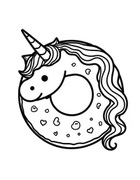 unicorn donut